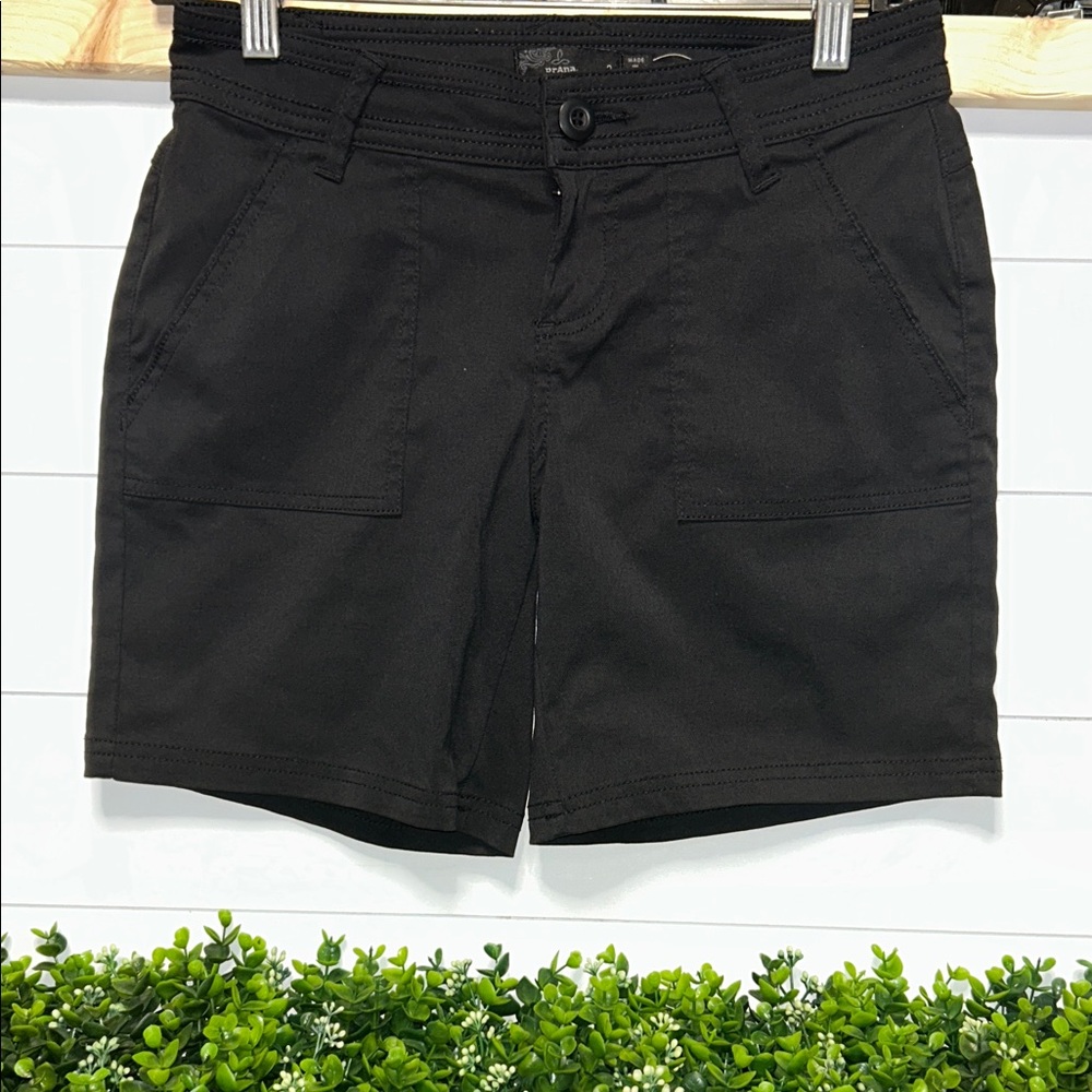Prana Women's Charcoal Black Bermudas